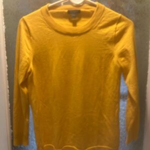 J.Crew Mustard Yellow Sweater